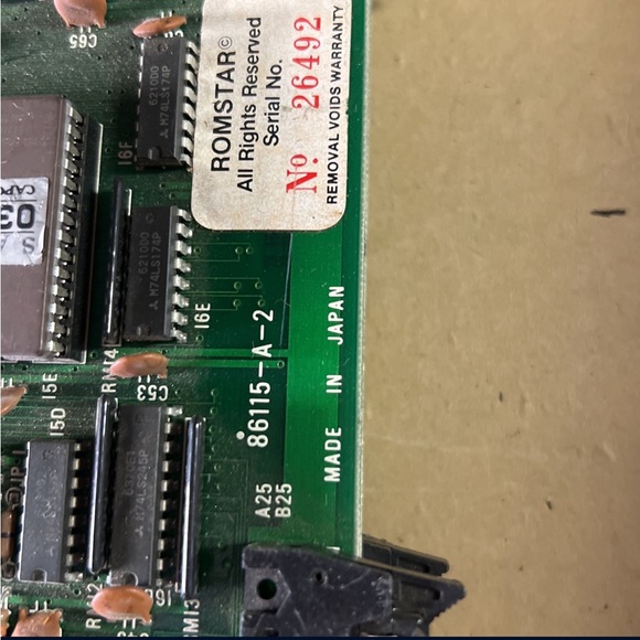 Hyperdyne Side Arms Capcom Romstar Arcade Game PCB Board - Picture 4 of 8